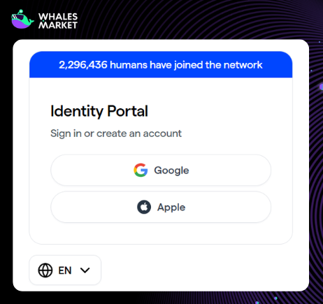 create an account