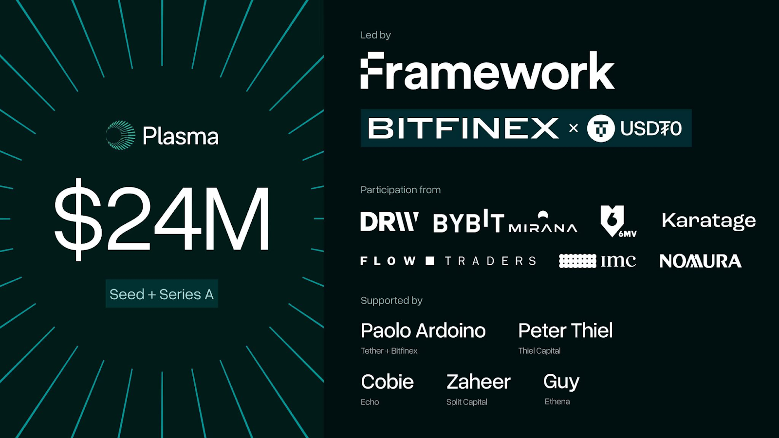 plasma's seed and series A investment fund