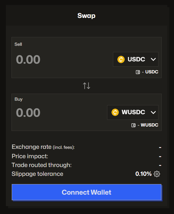 swap on arc testnet
