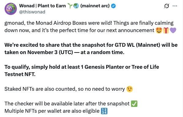 wonad airdrop