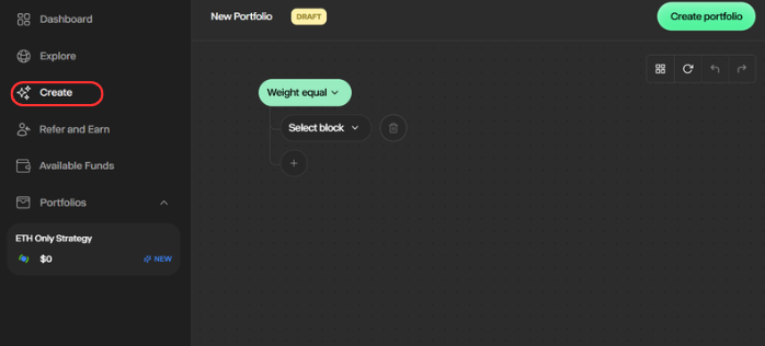 create portfolio
