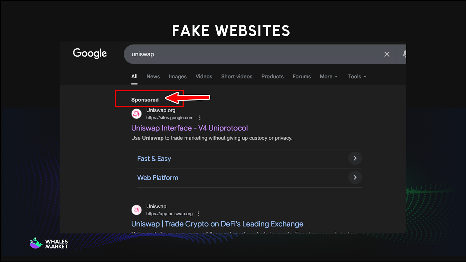 fake websites