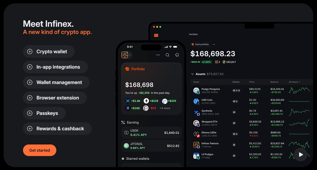 infinex - A multi-purpose crypto super app