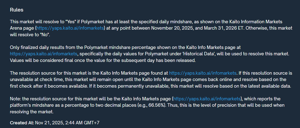 market rules