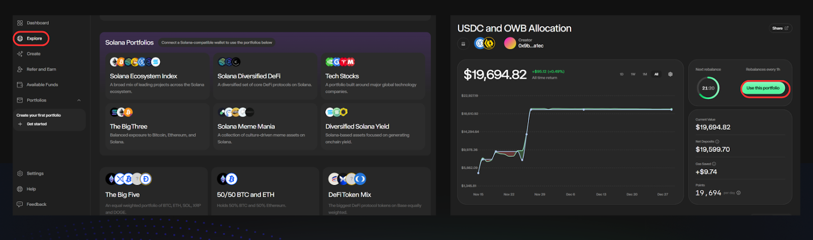 use this portfolio