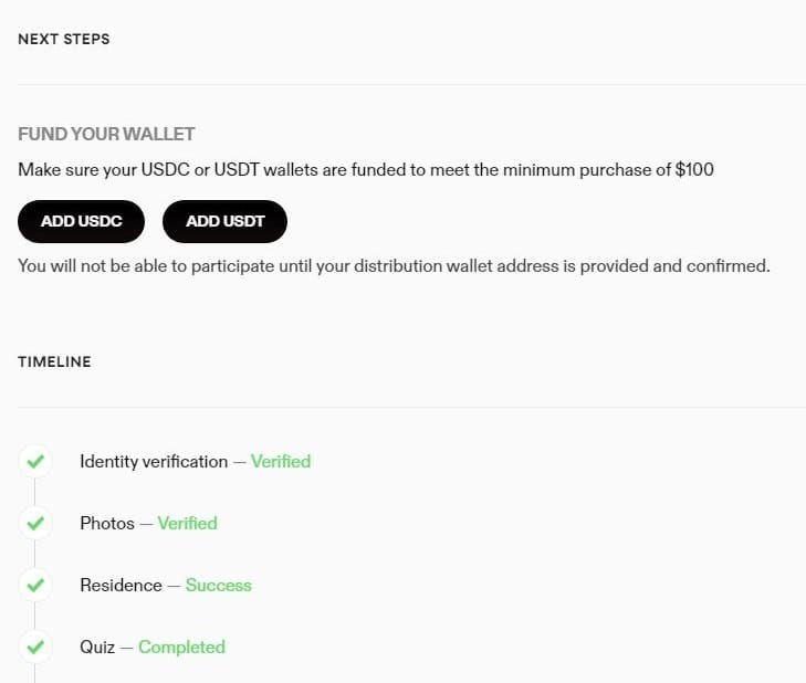 step 4: buy token