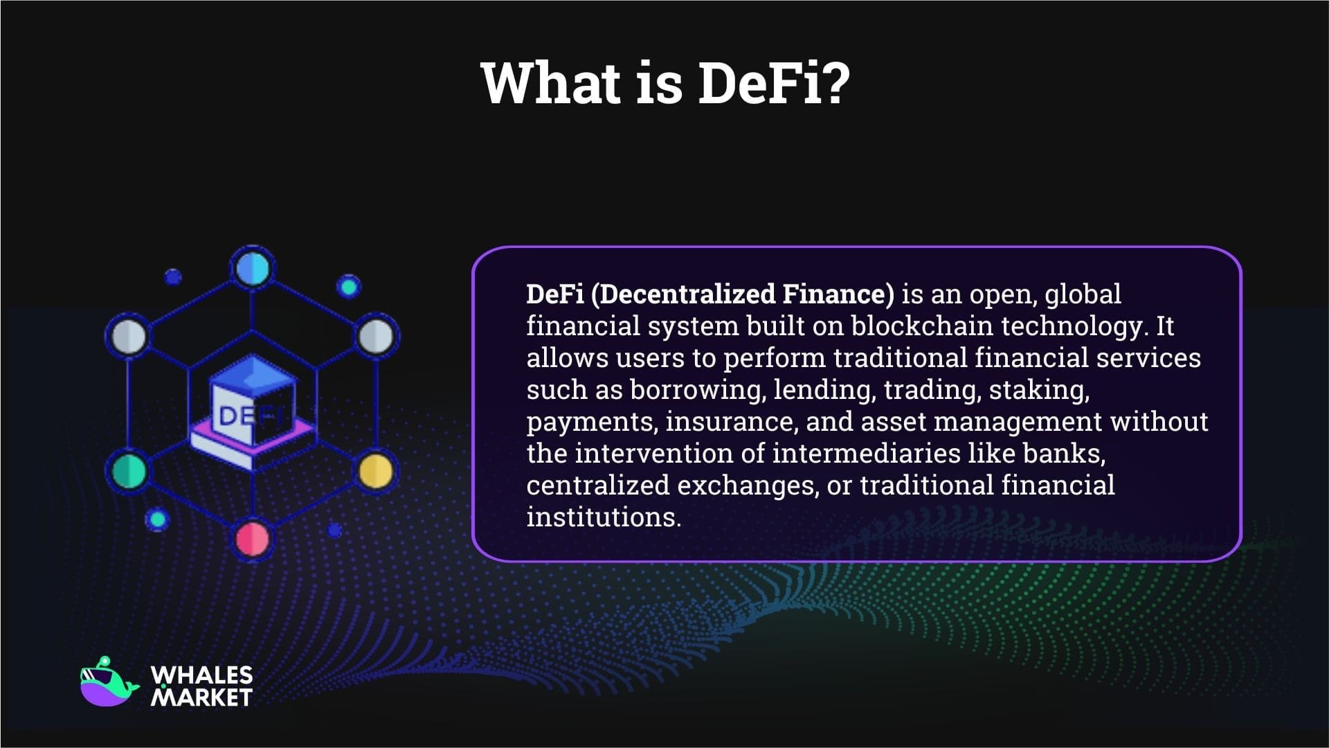 what is defi decentralized finance