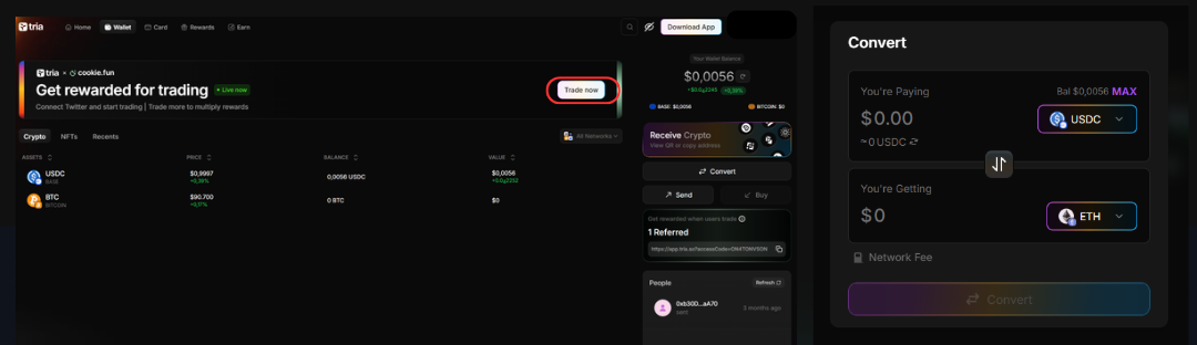 make a transaction