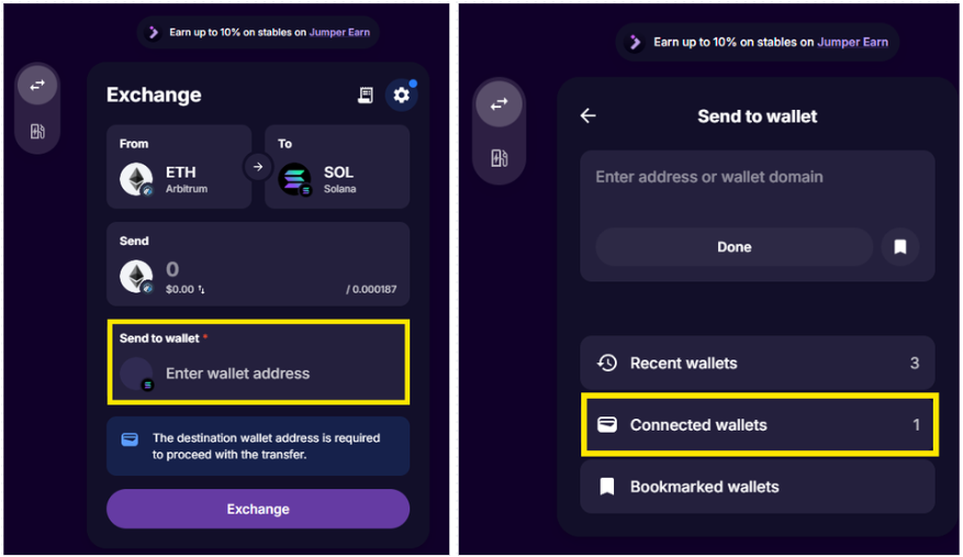 swap and bridge assets across chains in one transaction