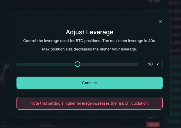 adjust leverage on hyperliquid perp dex