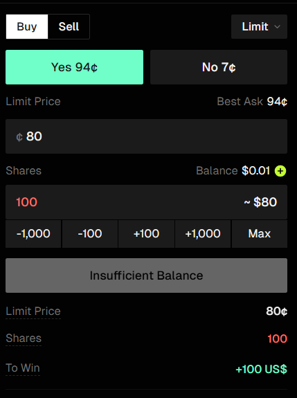 set your order details on whales prediction