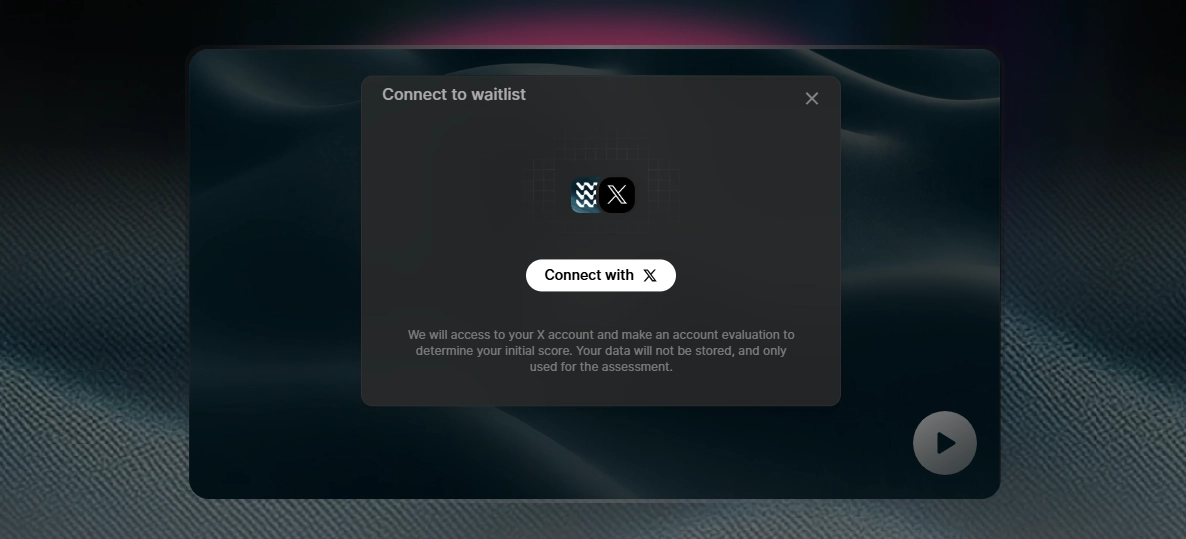 access the surf platform and join the waitlist to get surf airdrop